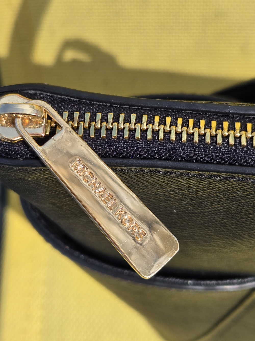 Michael Kors Black Saffiano Leather Tote Bag - Picture 5 of 15